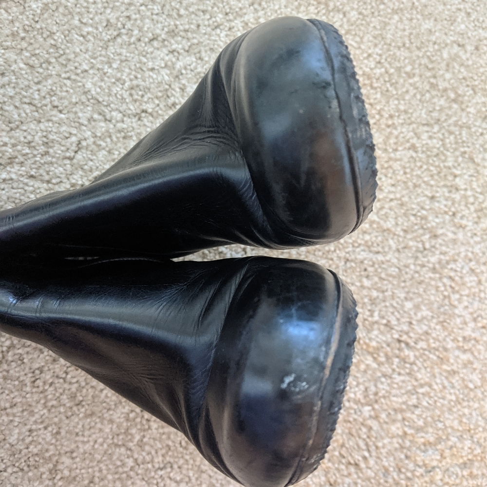 GUCCI tall leather boots - Picture 6 of 8